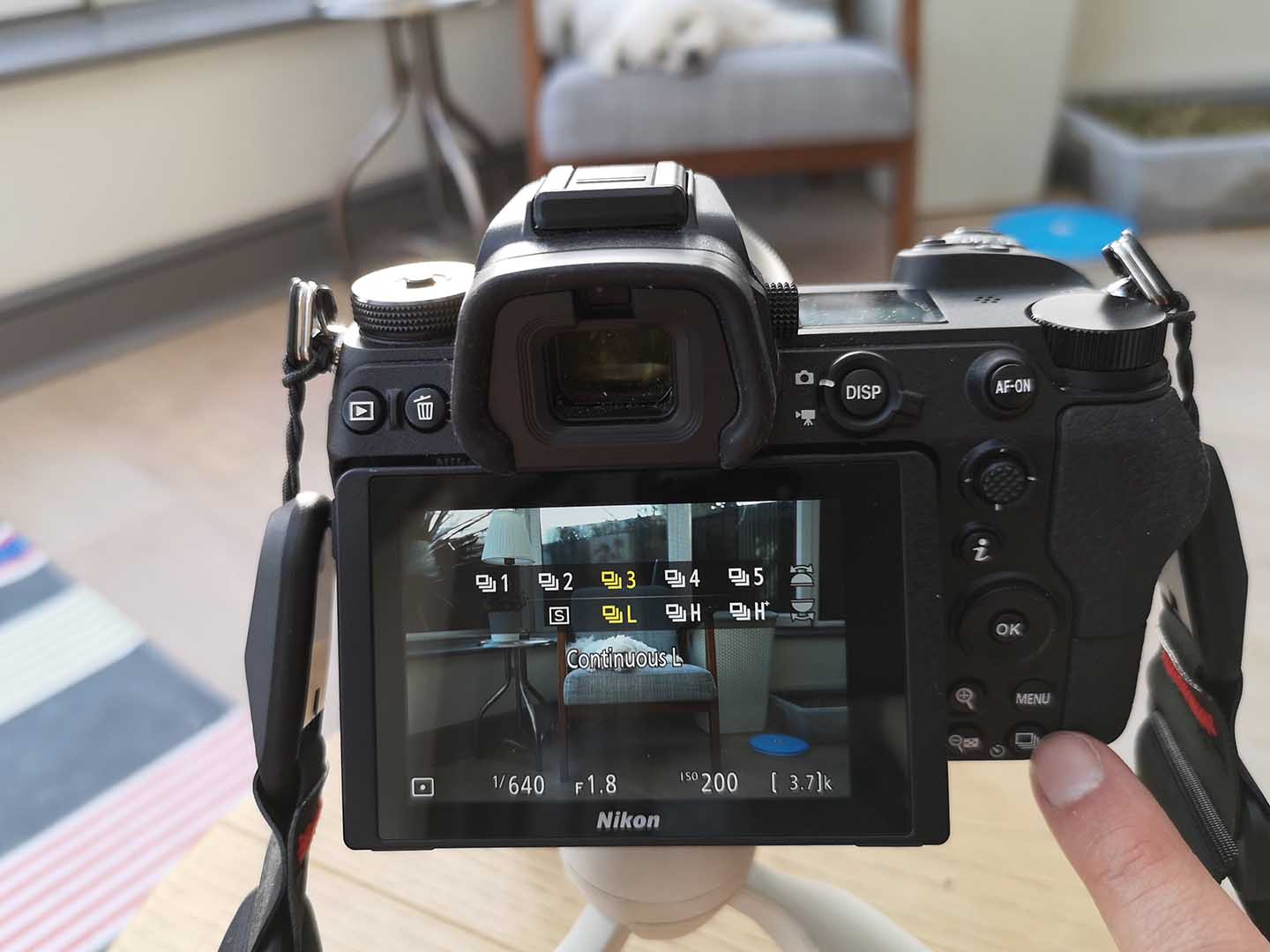 Locate your camera’s drive modes
