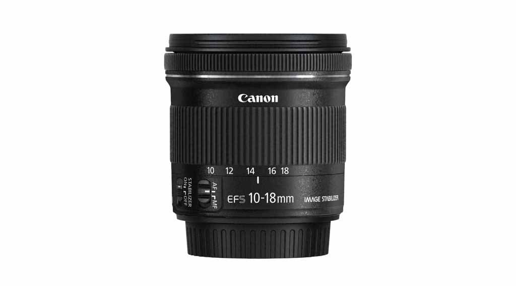  Best Canon EF-S lenses: 01 Canon 10-18mm f/4.5-5.6 IS STM, £180