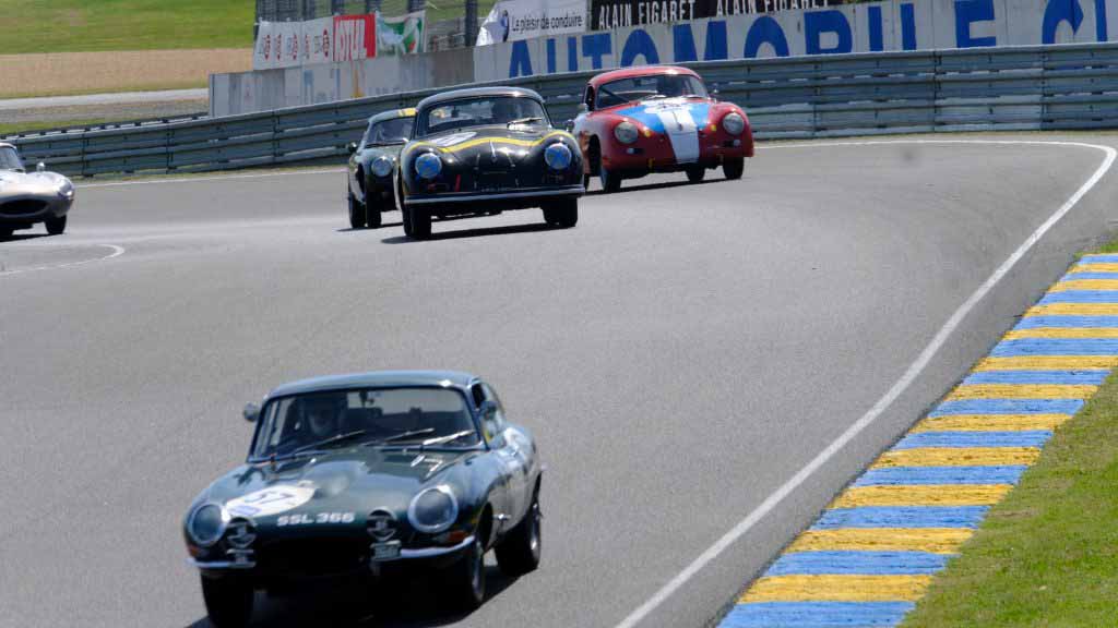 Racing cars at Le Mans Classic 2016