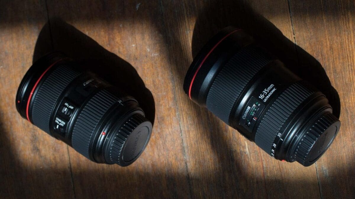Canon 24-105mm and 16-35mm lenses August 2016