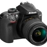 Nikon D3400 with 18-55mm lens