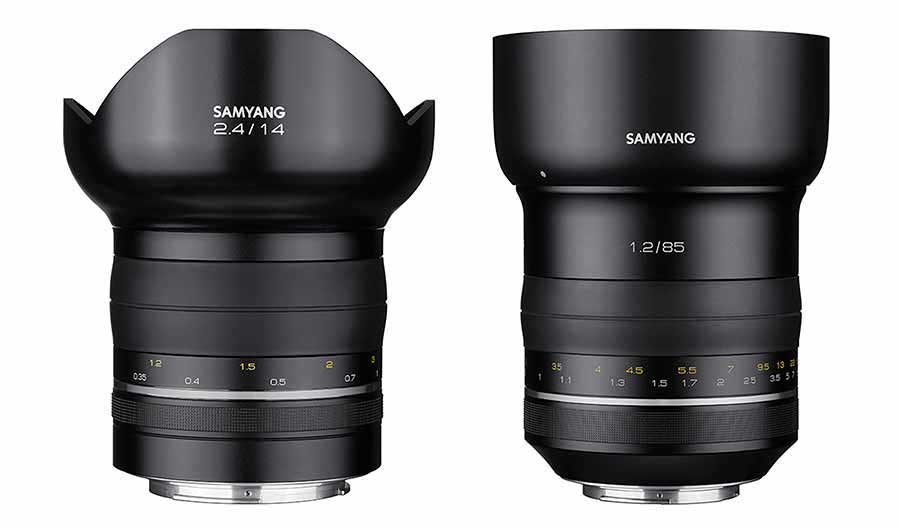 Samyang launches 85mm f/1.2, 14mm f/2.4 premium lenses
