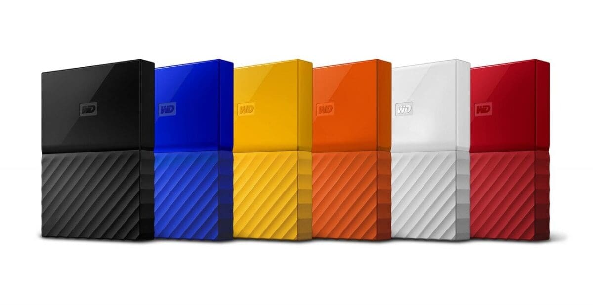 WD revamps hard drives with new colours, hardware encryption