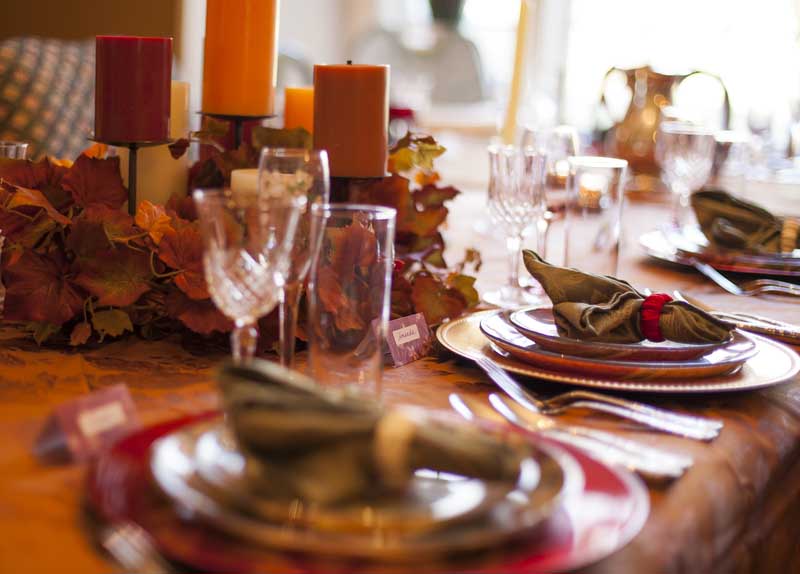 Thanksgiving photography tips: 02 Make sure your props are clean