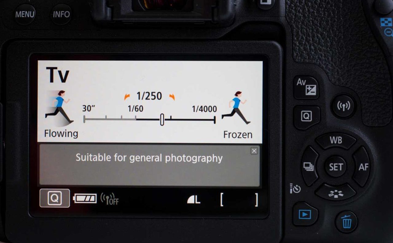 Canon EOS 800D guided mode