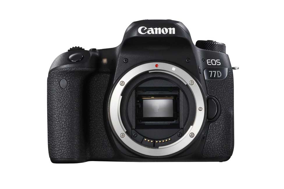 Canon 77D Review: Front of camera