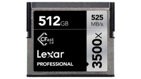 Lexar launches 512GB Professional 3500x CFast 2.0 Card price £1,732.99