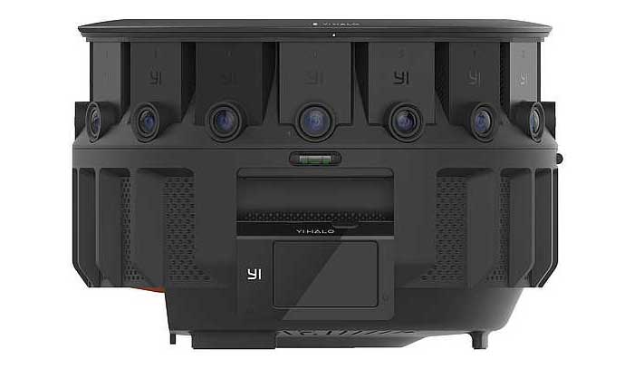 YI HALO VR camera can shoot stereoscopic video at 8K x 8K