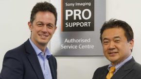 Sony Announces partnership with Fixation for walk-in service centre David Garratt, CEO of Fixation parent company Wex Photographic, and Yosuke Aoki, Head of Sony Imaging business for Europe