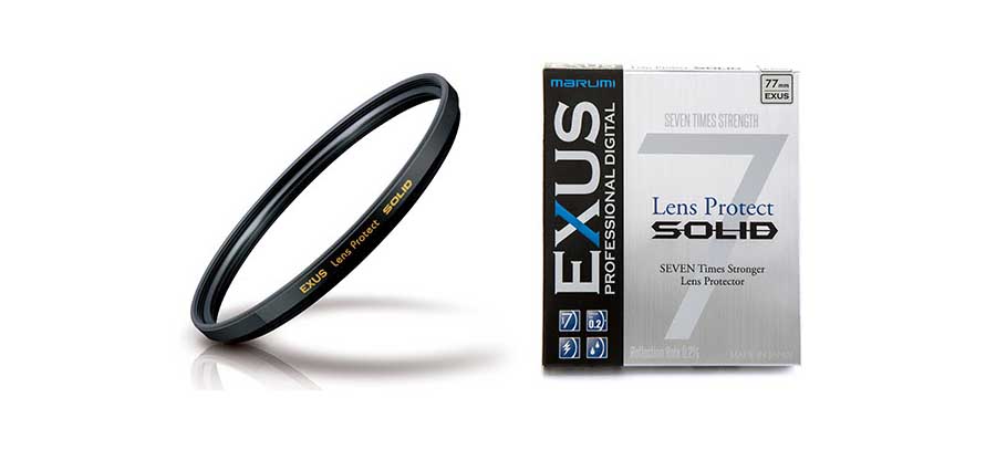 Marumi’s Exus Solid lens protect filters 7x stronger than conventional filters