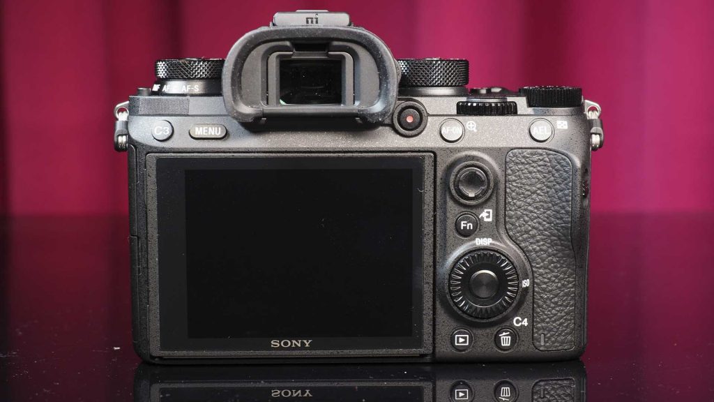 Sony A9 Review: Rear of camera