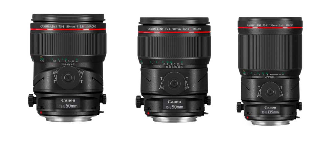 Canon debuts TS-E 50mm f/2.8L, 90mm f/2.8L, 135mm f/4L MACRO tilt-shift lenses