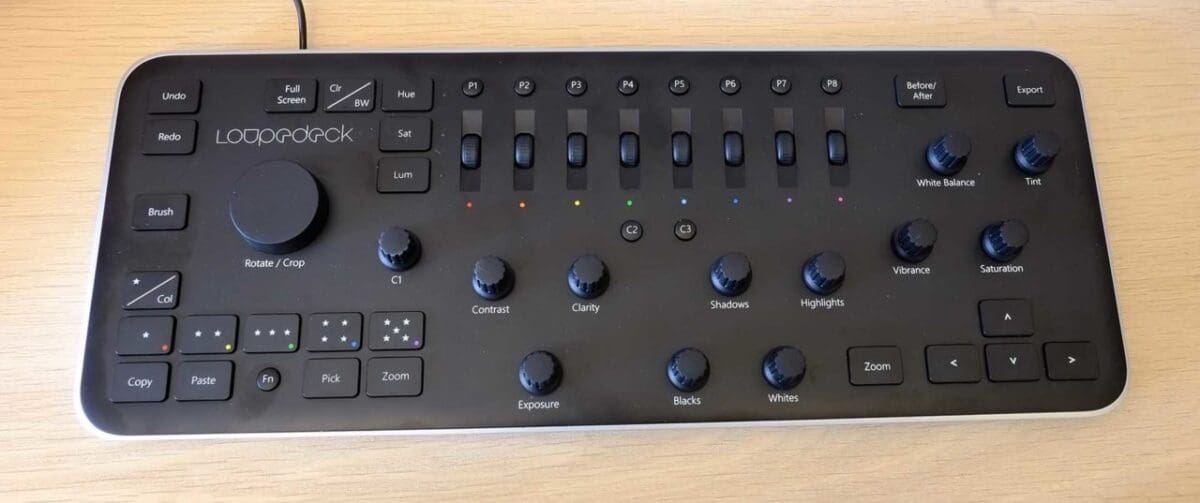 Loupedeck review the photo editing console for Adobe Lightroom
