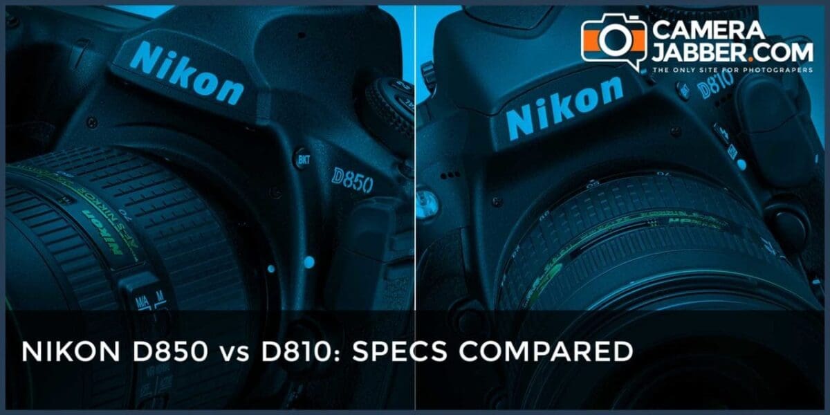 Nikon D850 vs Nikon D810: specifications compared