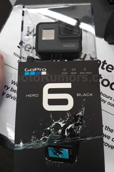 First image of the GoPro Hero6 Black surfaces
