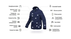 Pixentu photo jacket has pockets for all of your gear