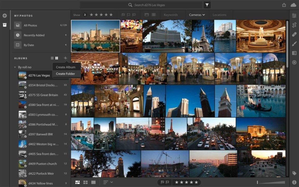 Lightroom CC vs Lightroom Classic: folders, collections and albums