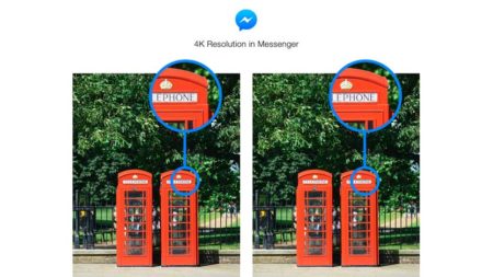 Facebook adds 4K image capability to Messenger app