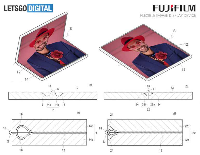 Fujifilm files patent for foldable image display device