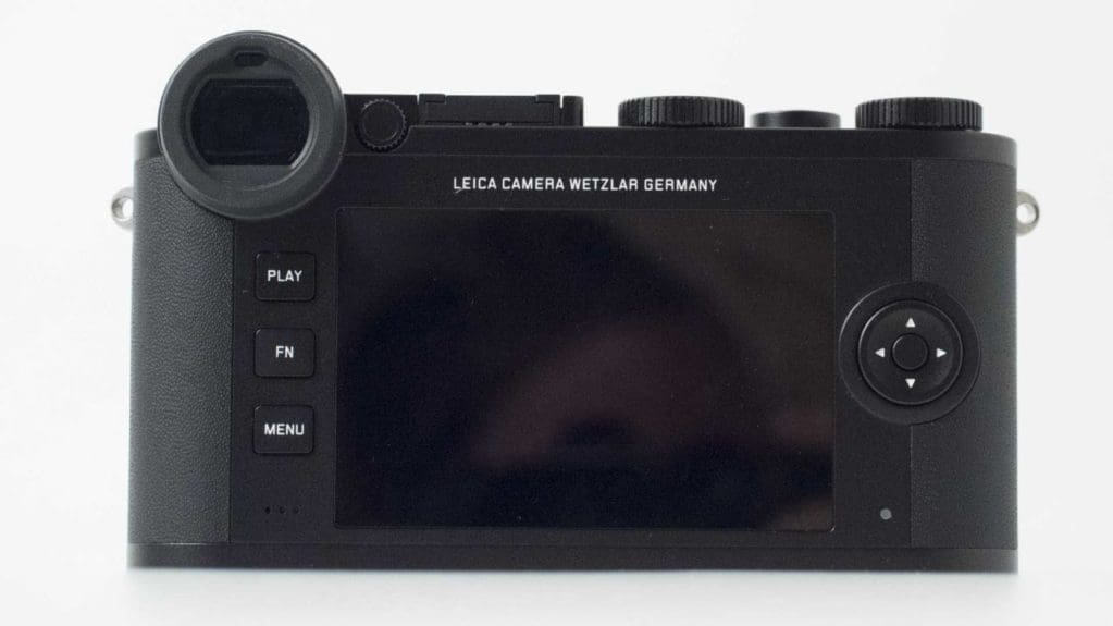 Leica CL Review: Back