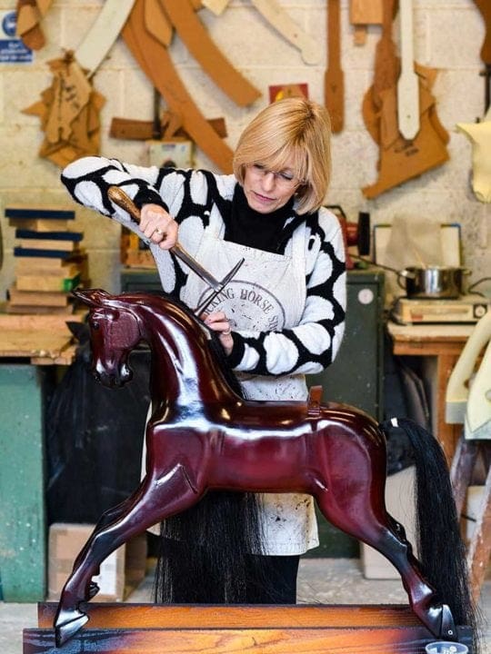 Julie Tuner, 55 Rocking horse maker, The Rocking Horse Shop, York (UK)