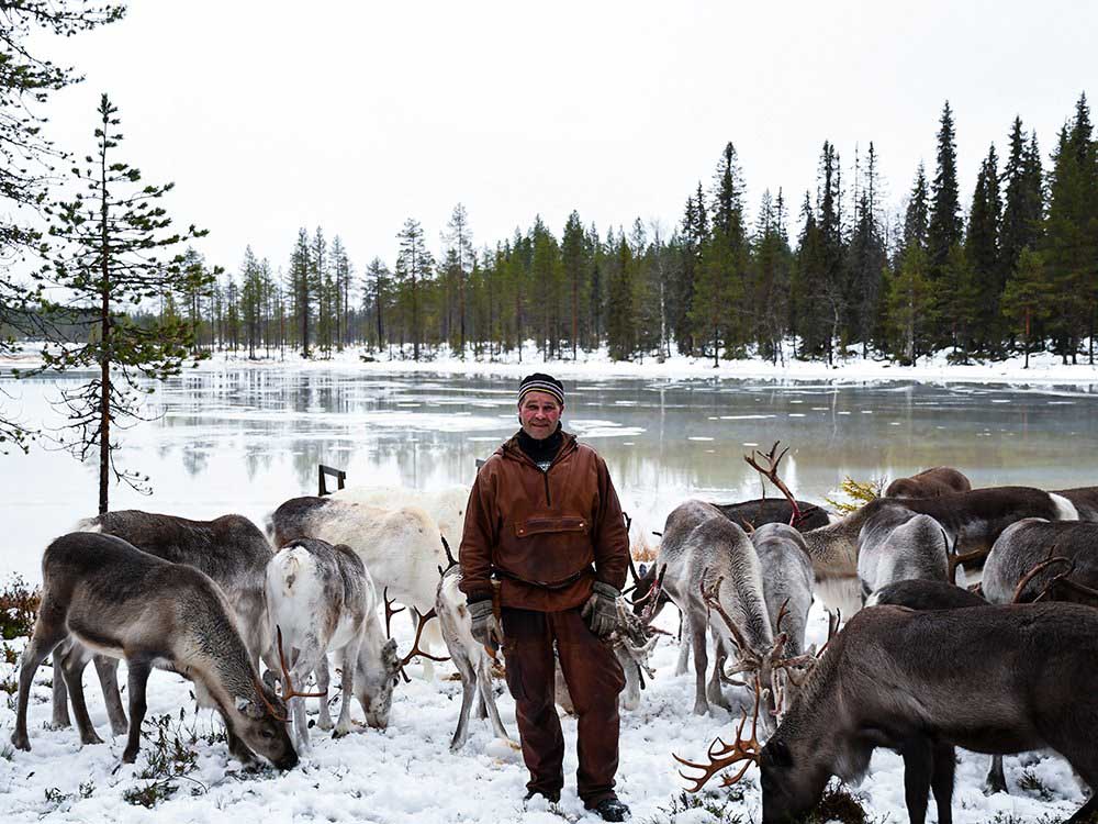 Upi Virkkula, 51 Reindeer handler, Salla Reindeer Park, Salla (Finland)