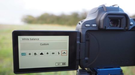 Canon EOS 200D / Rebel SL2: How to set a custom white balance