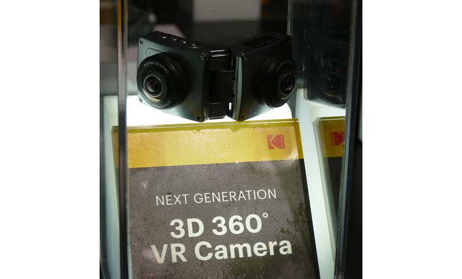 Kodak debuts 8K 360 camera, foldable 3D 360 camera prototypes
