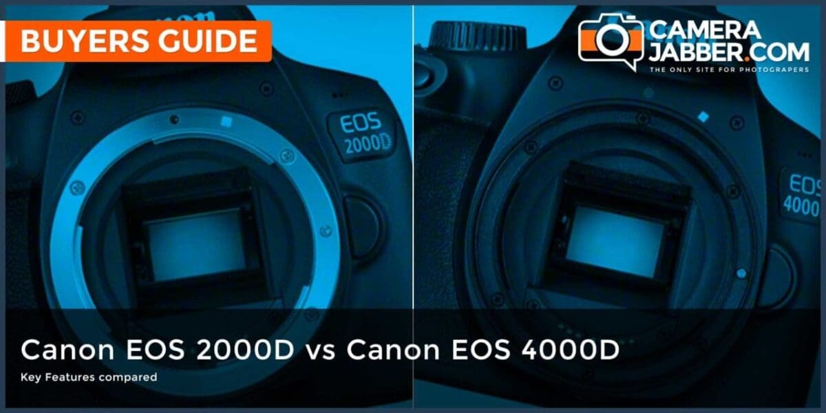 Canon EOS 2000D / Rebel T7 vs Canon 4000D /Rebel T100