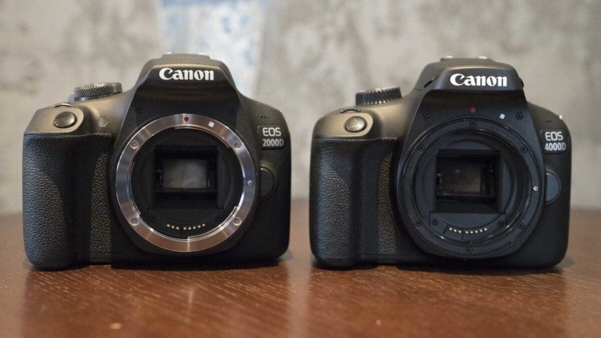 Canon EOS 2000D / T7 vs 4000D / T100