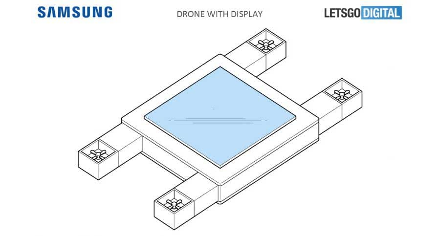 Samsung patents ‘flying display device’ drone