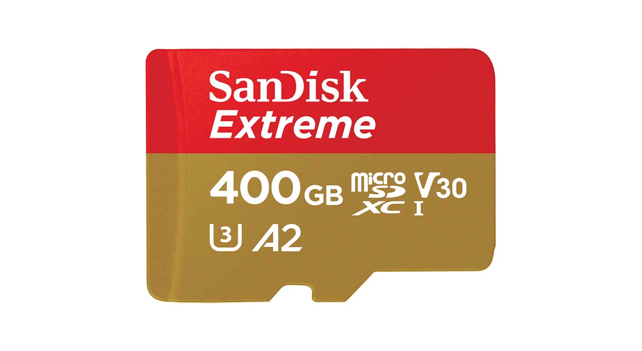 400GB SanDisk Extreme UHS-I microSD