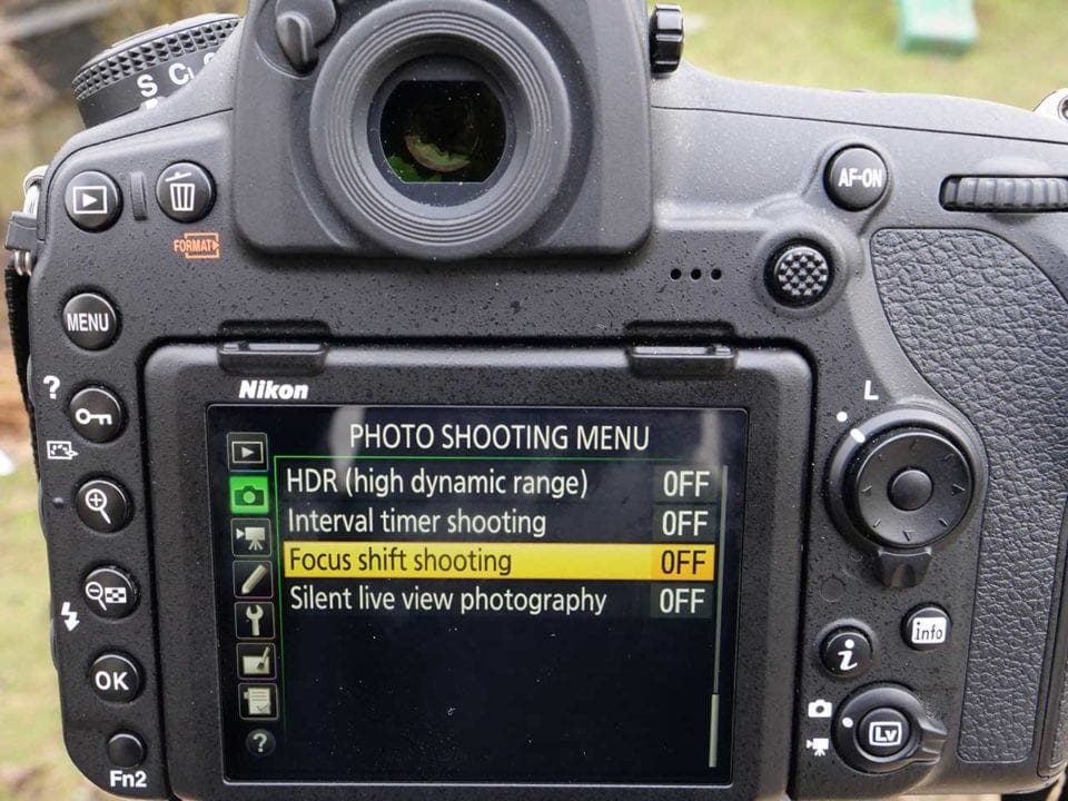 How to set up Focus Shift on the Nikon D850