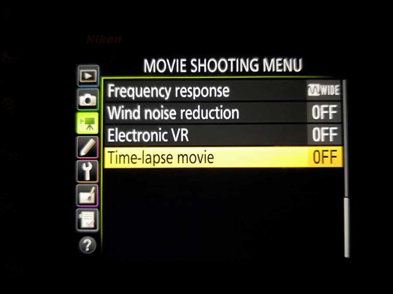 Nikon D850 timelapse tutorial how to set up Interval Shooting and