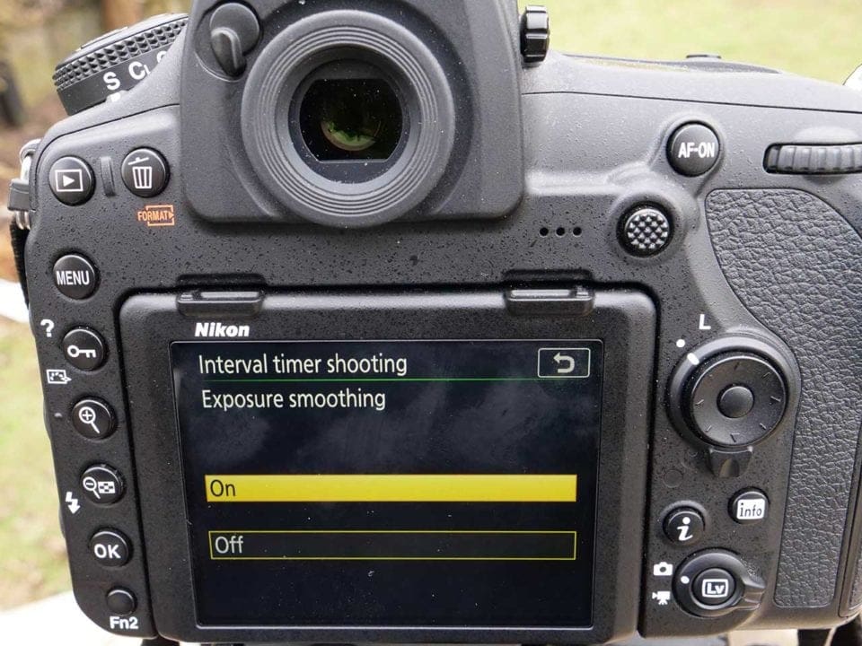 Nikon D850 timelapse tutorial: exposure smoothing