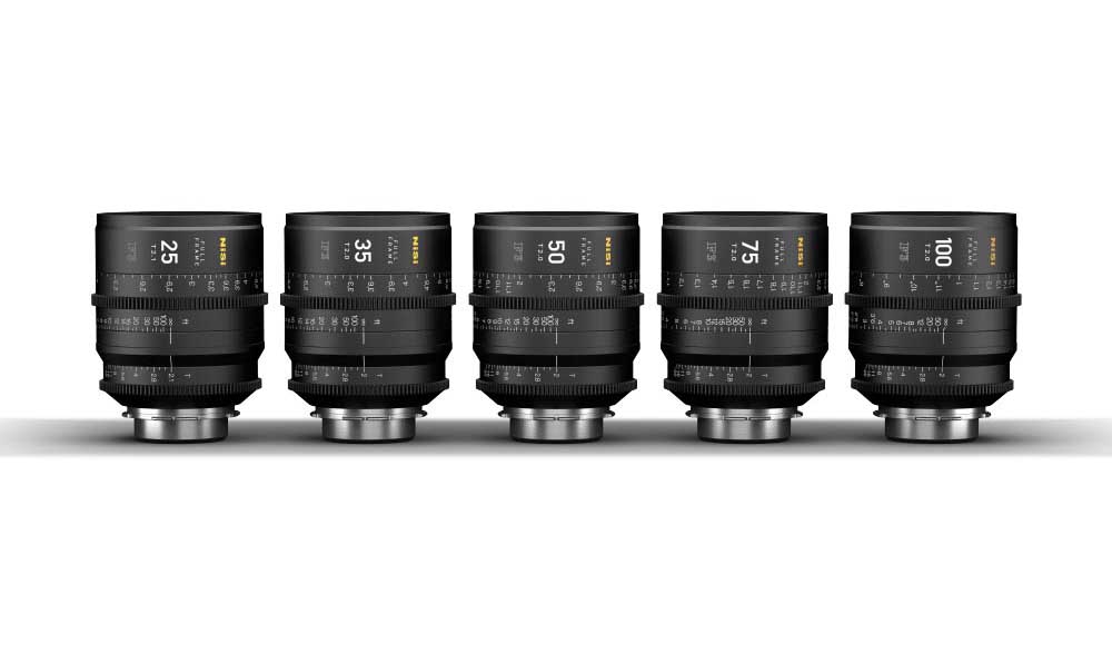 NiSi launches new F3 range of cinema prime lenses