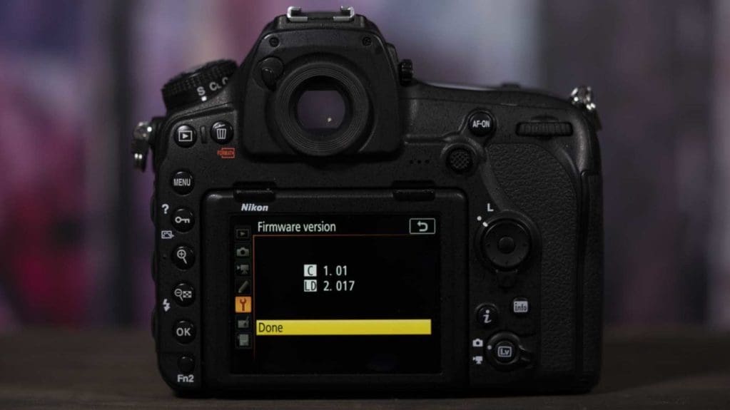 How to set-up Nikon D850 for the first time: Firmware