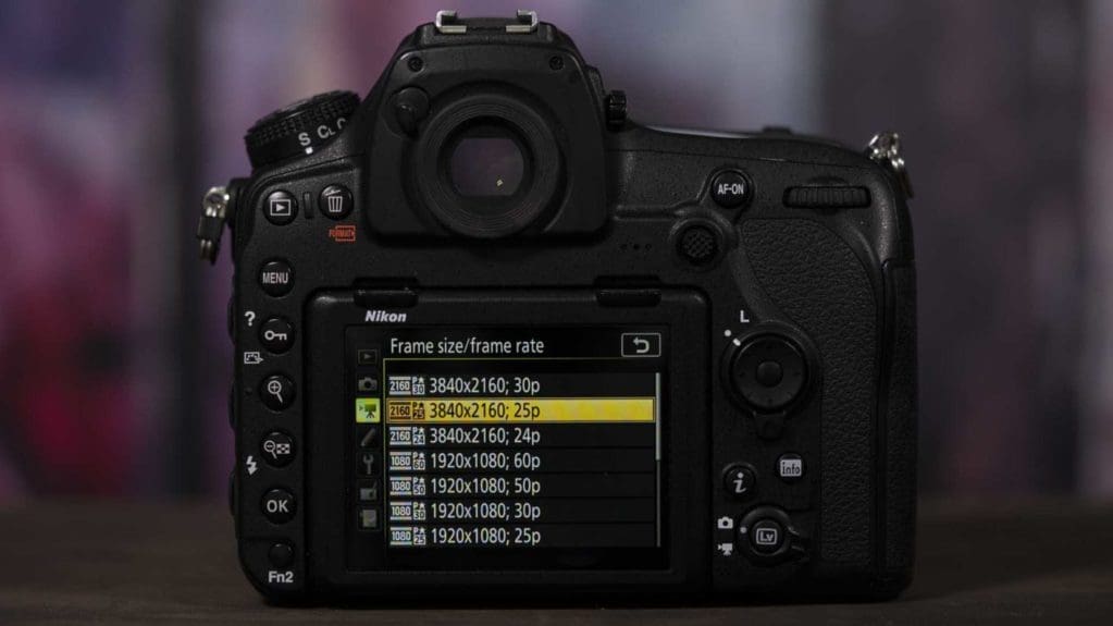 How to set-up Nikon D850 for the first time: Video Resolution