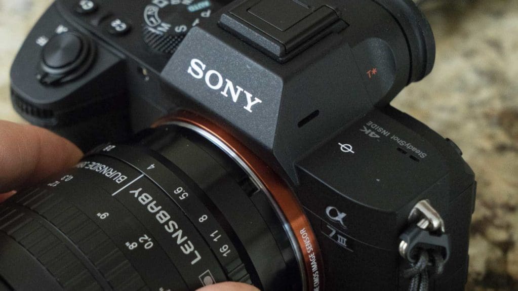 How to use the Lensbaby Burnside on the Sony A7 III