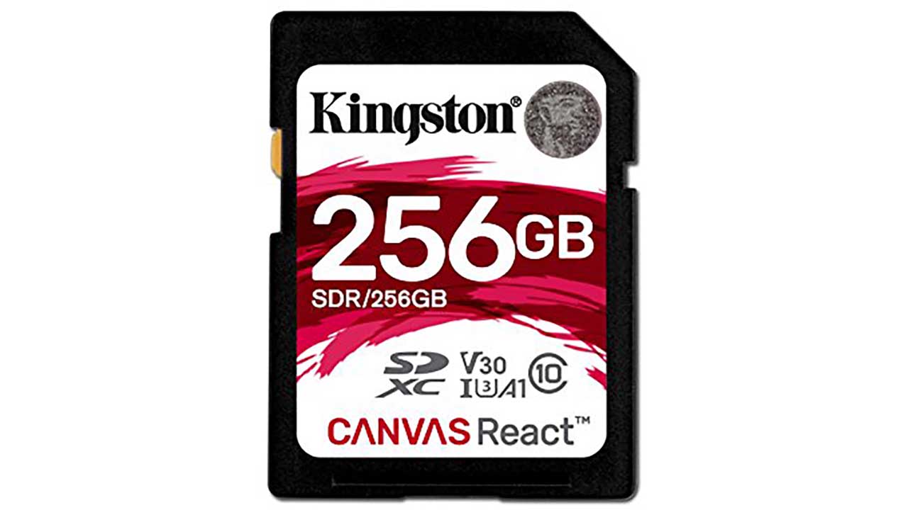 Kingston adds 256GB option to Canvas React microSD range