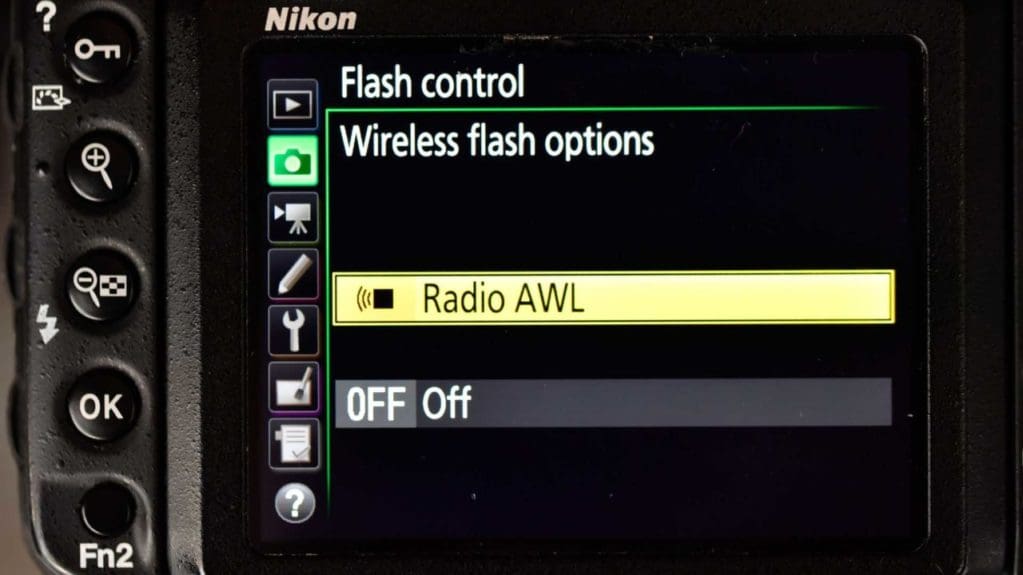 How to set-up Nikon DSLRs for wireless flash