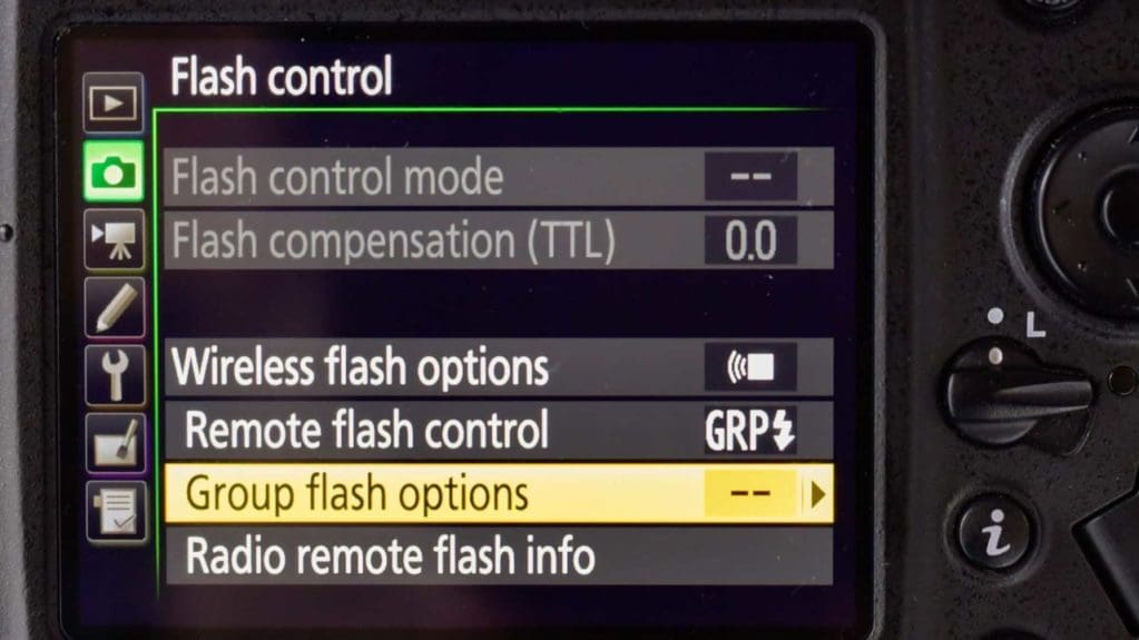 How to set-up Nikon DSLRs for wireless flash