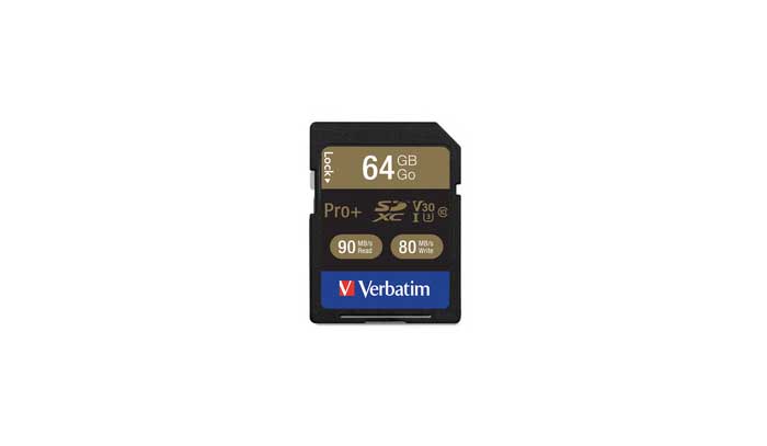 Verbatim Pro Plus 600X SDXC UHS-1 V30