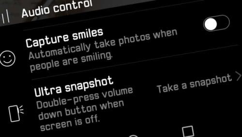 Best settings for the Huawei P30 Pro: enable UltraSnapshot