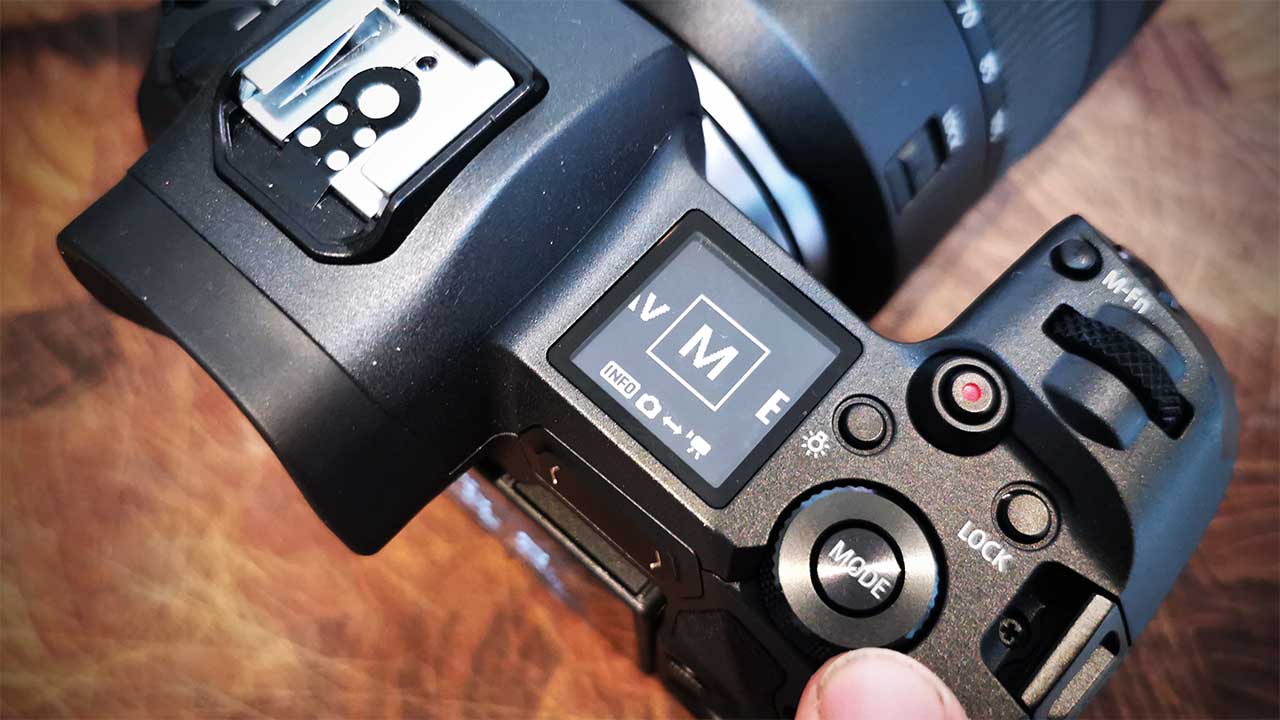 How to switch from stills to video on the Canon EOS R