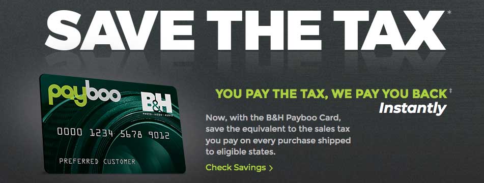 B&H Photo launches credit card to repay your online sales tax