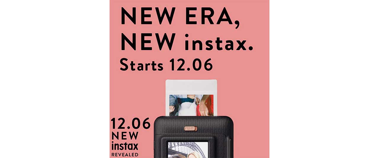 Fuji teases new Instax camera with LCD