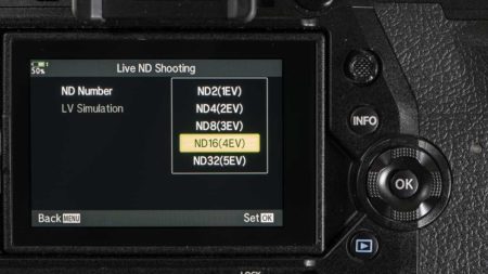 How do you use Olympus Live ND