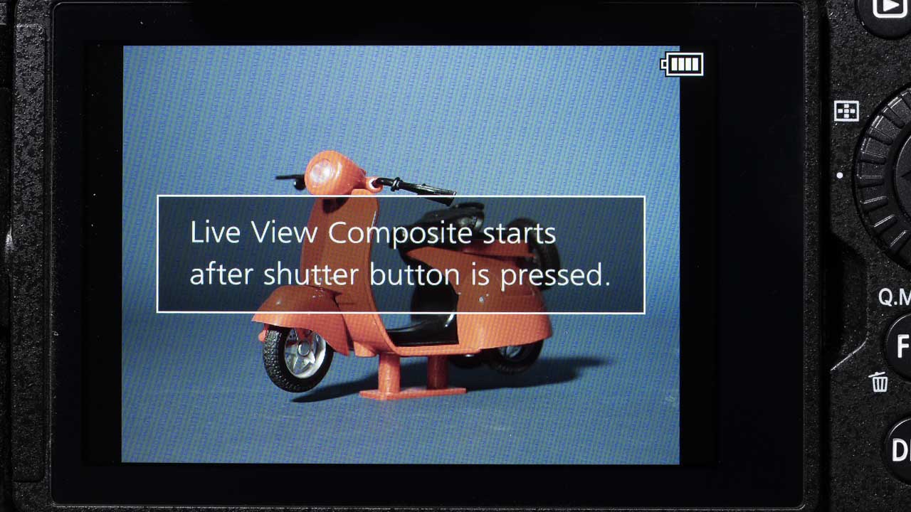 How do you use Panasonic Live View Composite mode?