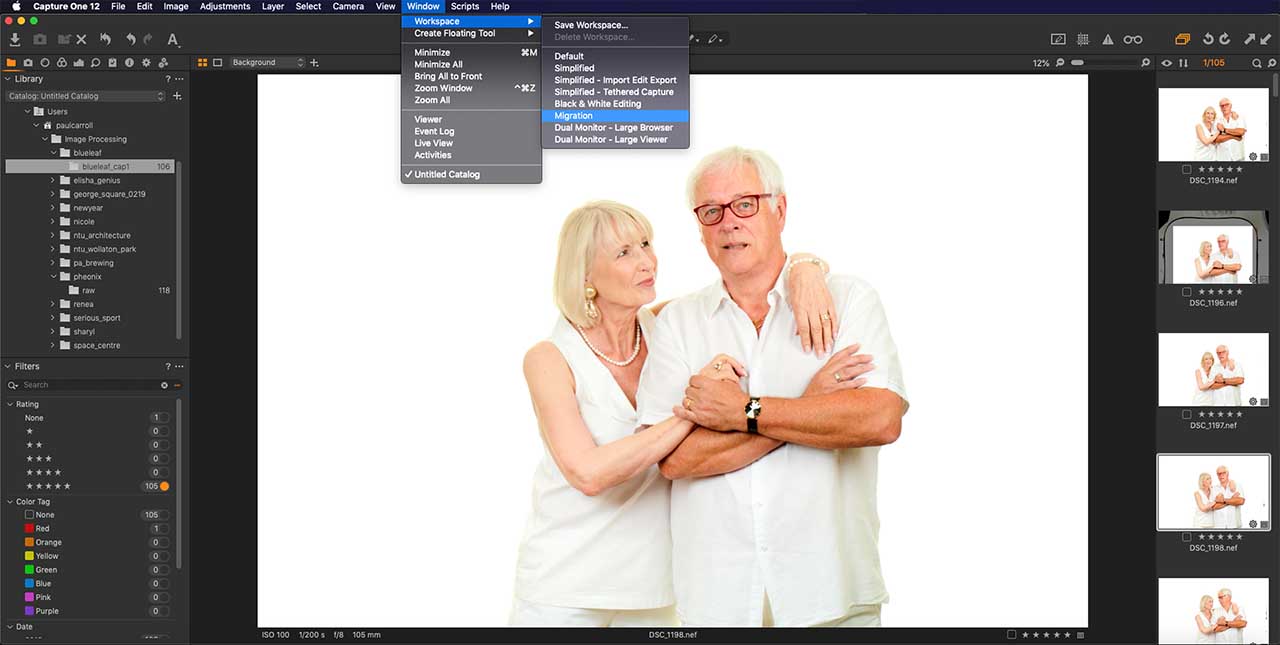 Capture One Pro 12 review: Migration Tool